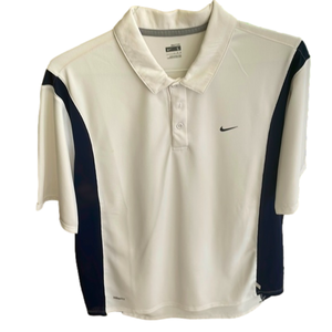 🌿Nike Athletic Short-Sleeved 3-Button Polo shirt, tennis or golf size L🌿